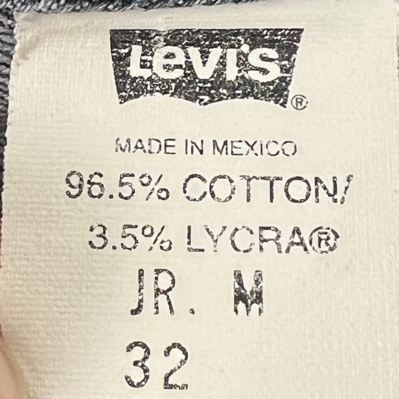 VTG Levi's 509 Straight Fit Stretch Jeans Men's 32 Blue 50950-1317 Y2K Vintage - Picture 9 of 10